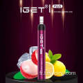 Vape Iget plus jetable Hot Plus vape 1200 Puffs